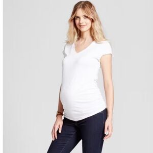 Target Maternity White T-Shirt